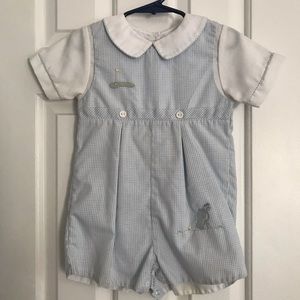 Petit Ami Gold themed Romper